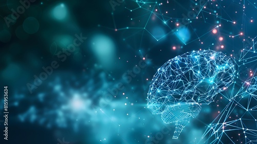 The concept of the human brain.