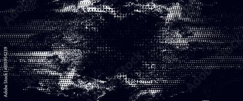 Dots halftone white and blue color pattern gradient grunge texture background. Dots pop art comics sport style