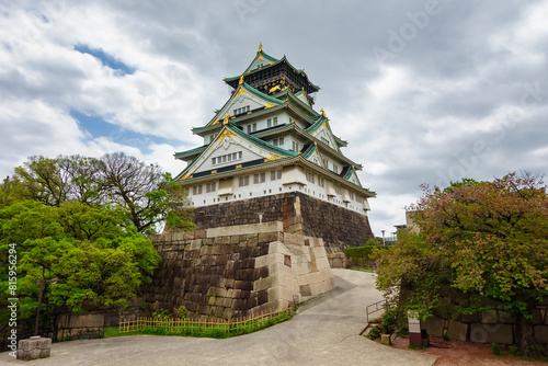 This is the Osaka Castle Keep located in Osaka Castle Park in Chuo-ku, Osaka City.