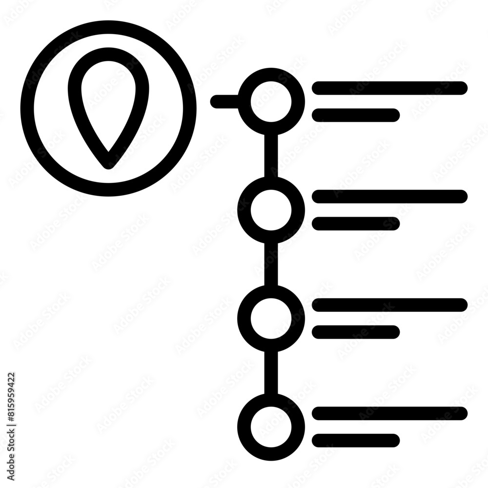 History icon, line icon style History icon, line icon style