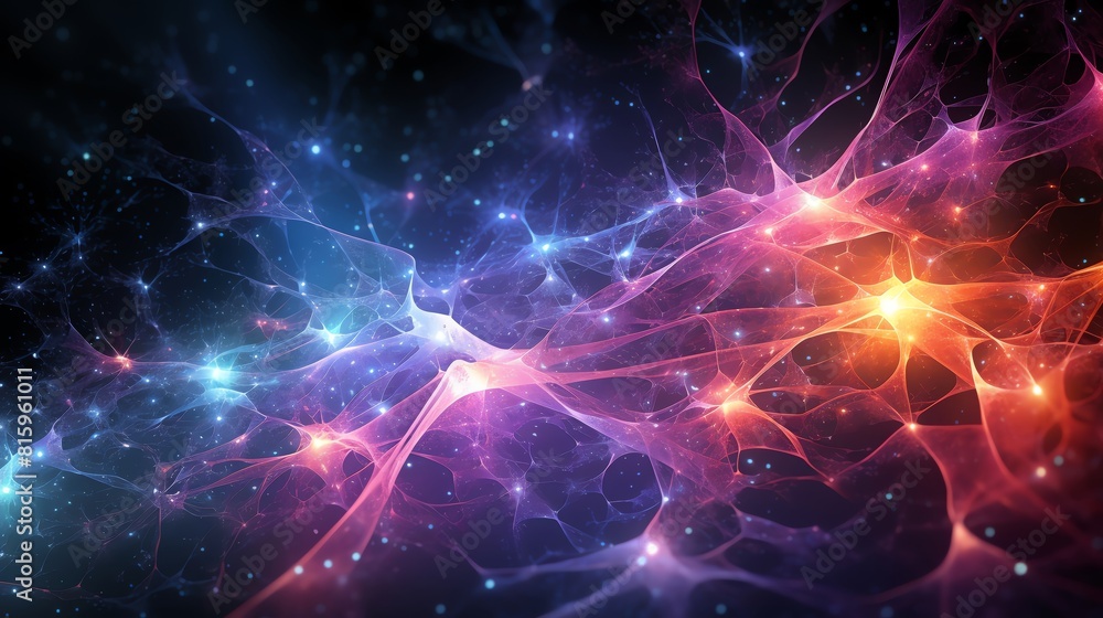 Neural network abstract art Neural network abstract art