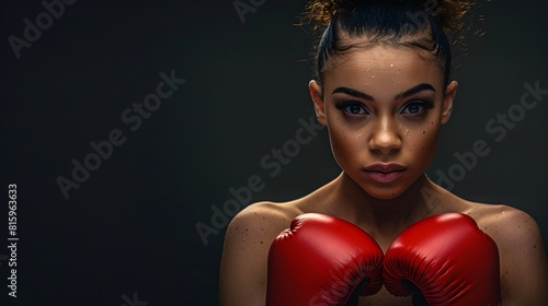 Box professional match on dark background.  © Farid