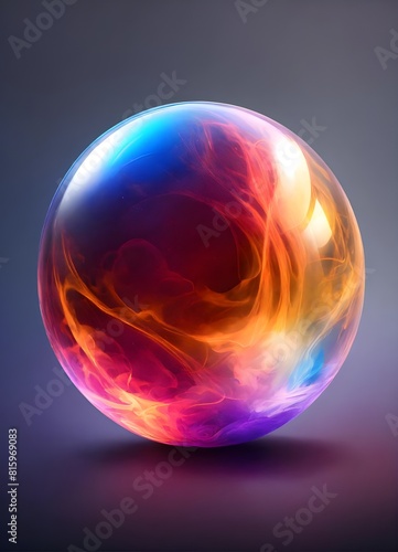 abstract background with glowing light.abstract background with glowing sphere. colorful circle