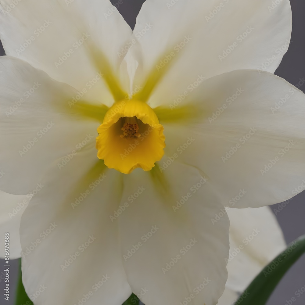 Vibrant Yellow-Orange Narcissus Bloom, Narcissus flower close-up, ikebana art Vibrant Yellow-Orange Narcissus Bloom, Narcissus flower close-up, ikebana art