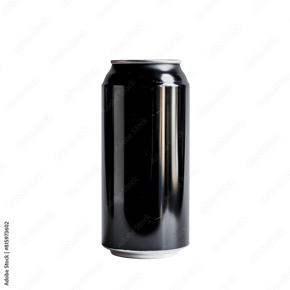 Black can isolated on transparent background. Black can isolated on transparent background.