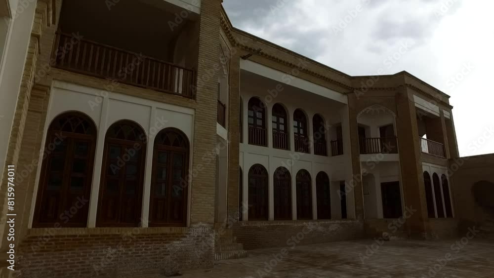 interior view of a historical villa, showing the art of Iranian architects in the design of the building, construction. interior view of a historical villa, showing the art of Iranian architects in the design of the building, construction.