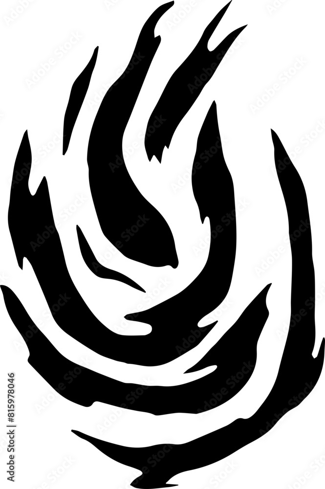 Fire Handmade Tribal Vector Shape - Fire symbol logo Icon Element for Graphic Design and Artistic Project Fire Handmade Tribal Vector Shape - Fire symbol logo Icon Element for Graphic Design and Artistic Project
