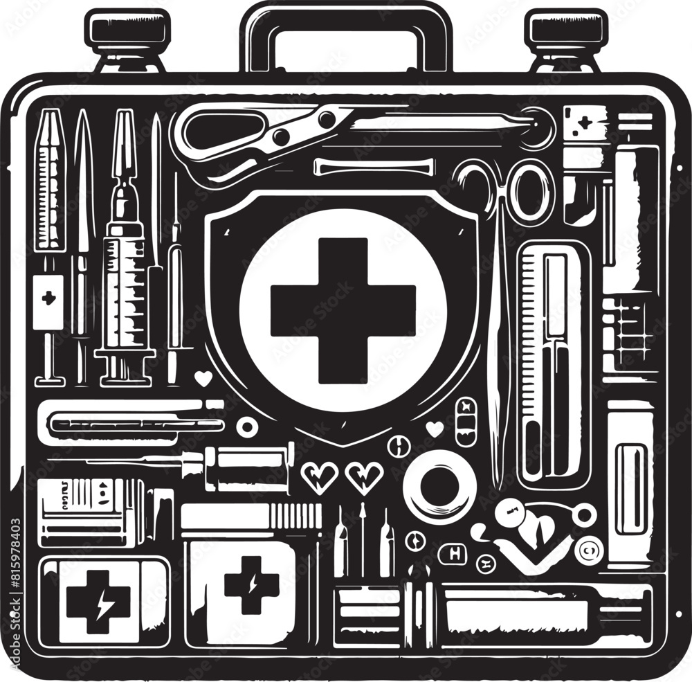 Obraz premium First Aid Kit Vector