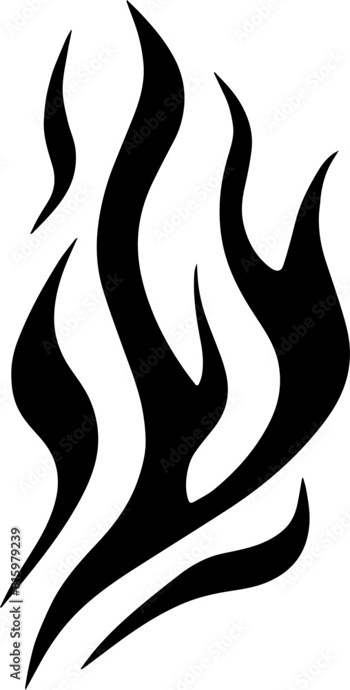 Fire Handmade Tribal Vector Shape - Fire symbol logo Icon Element for Graphic Design and Artistic Project Fire Handmade Tribal Vector Shape - Fire symbol logo Icon Element for Graphic Design and Artistic Project