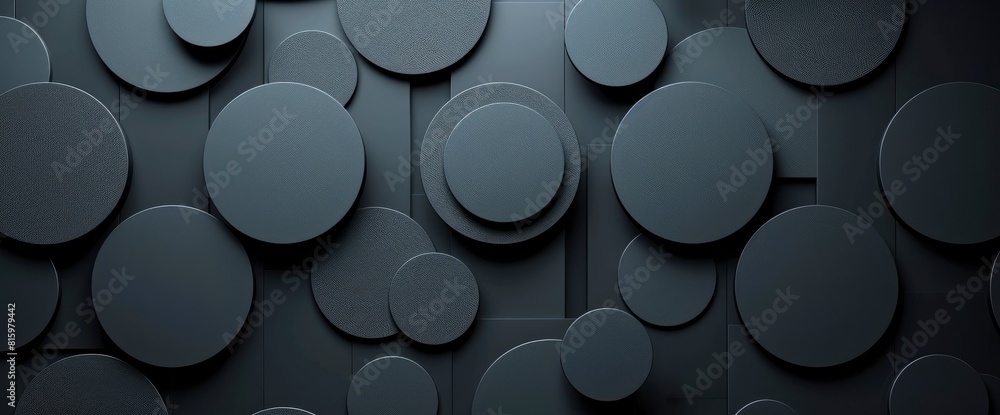 Abstract 3D Circles Background Features Smooth Shapes And Clean Lines, Creating A Visually Engaging And Modern Design, 3D Rendering Abstract 3D Circles Background Features Smooth Shapes And Clean Lines, Creating A Visually Engaging And Modern Design, 3D Rendering