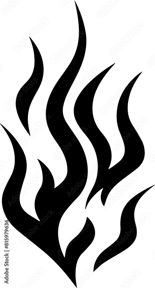 Fire Handmade Tribal Vector Shape - Fire symbol logo Icon Element for Graphic Design and Artistic Project Fire Handmade Tribal Vector Shape - Fire symbol logo Icon Element for Graphic Design and Artistic Project