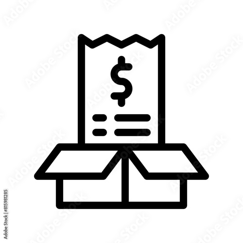 delivery line icon