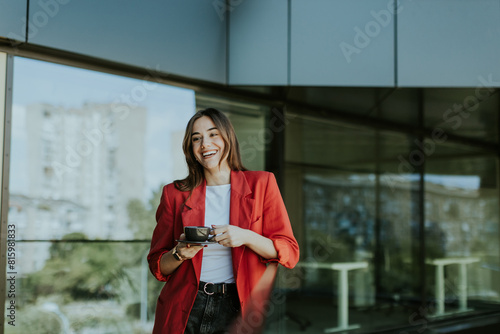 Smiling young business woma...