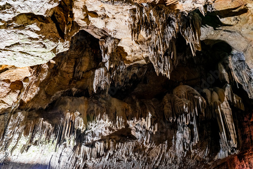 Serene subterranean splendor, exploring Lazar's caves natural formations in Serbia photo