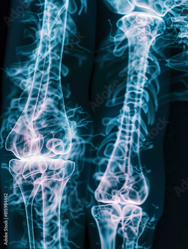 Advanced 3D X-Ray Scan Reveals Intricate Fracture Pattern in Human Skeletal System imagine