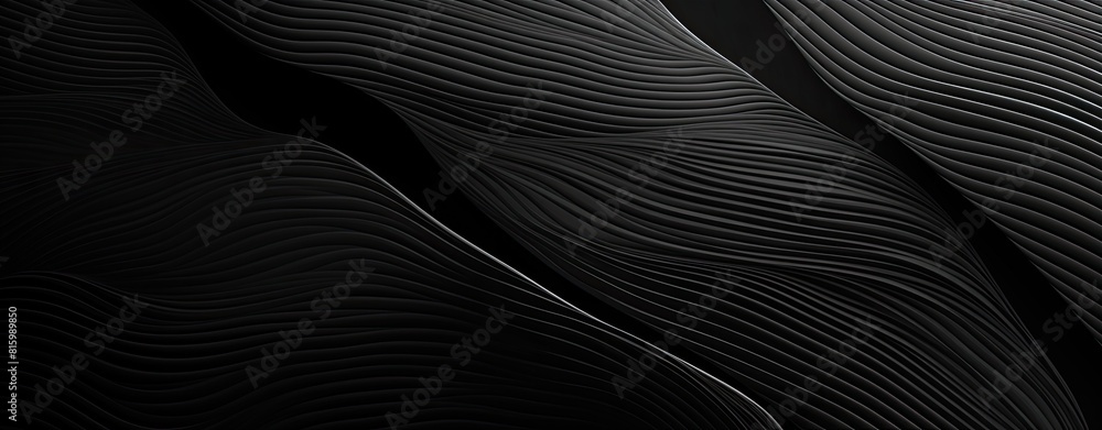 A silver leafy pattern is shown on a black background. The pattern is made up of many small lines that are all connected to each other. The image has a very abstract and modern feel to it A silver leafy pattern is shown on a black background. The pattern is made up of many small lines that are all connected to each other. The image has a very abstract and modern feel to it