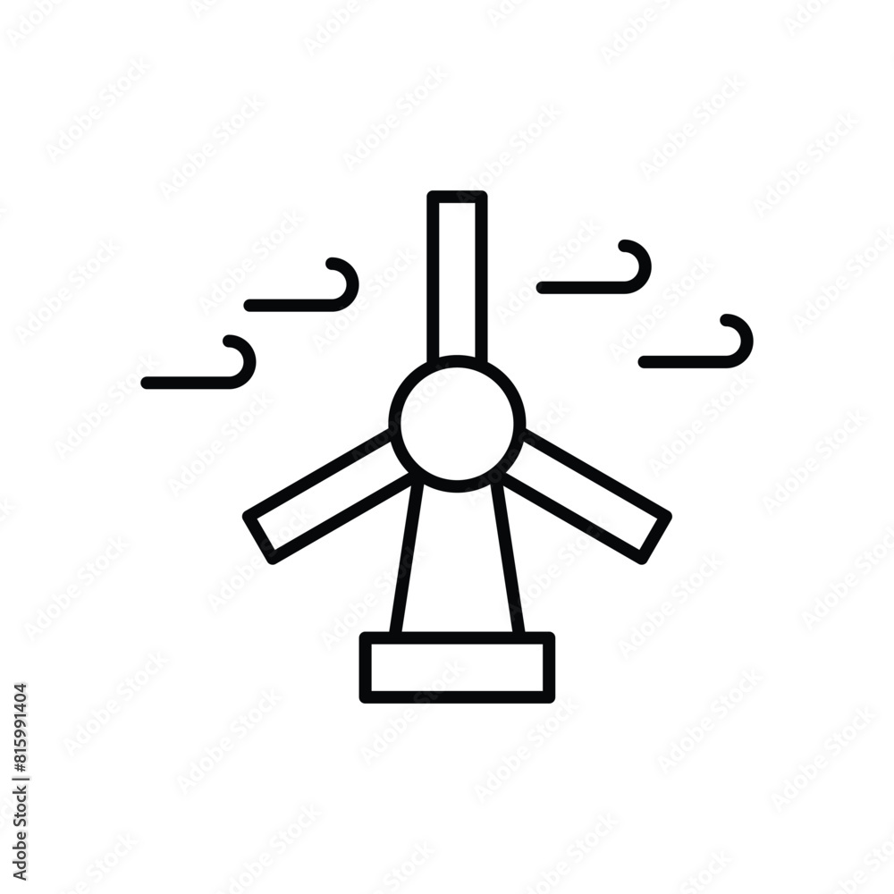 Wind turbine icon. Simple outline style. Wind power, generation, solar, plant, water, factory, electric, renewable energy concept. Thin line symbol. Vector illustration isolated. Wind turbine icon. Simple outline style. Wind power, generation, solar, plant, water, factory, electric, renewable energy concept. Thin line symbol. Vector illustration isolated.