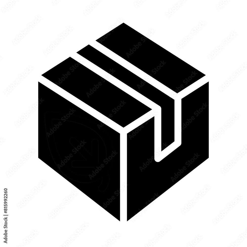 Environmental packaging Glyph Icon Design Environmental packaging Glyph Icon Design