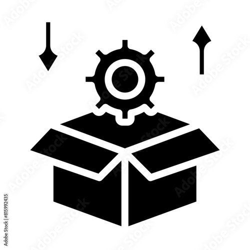 Packaging lifecycle Glyph Icon Design