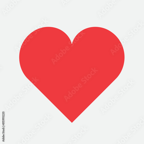 Vector style heart shape symbol logo Free Download Vector style heart shape symbol logo - GFXLoad