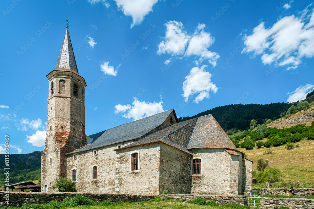 Fototapeta premium Montgarri is a town in the municipality of Alto Aran, in the Valle de Aran region located in the Lleida Pyrenees, Catalonia, Spain.