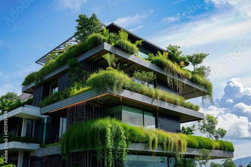 Green Architecture and Sustainable Living Concept