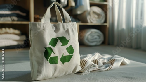 A Recyclable Canvas Tote Bag photo