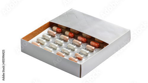 Over-the-Counter Medications Box PNG with Transparent Background photo