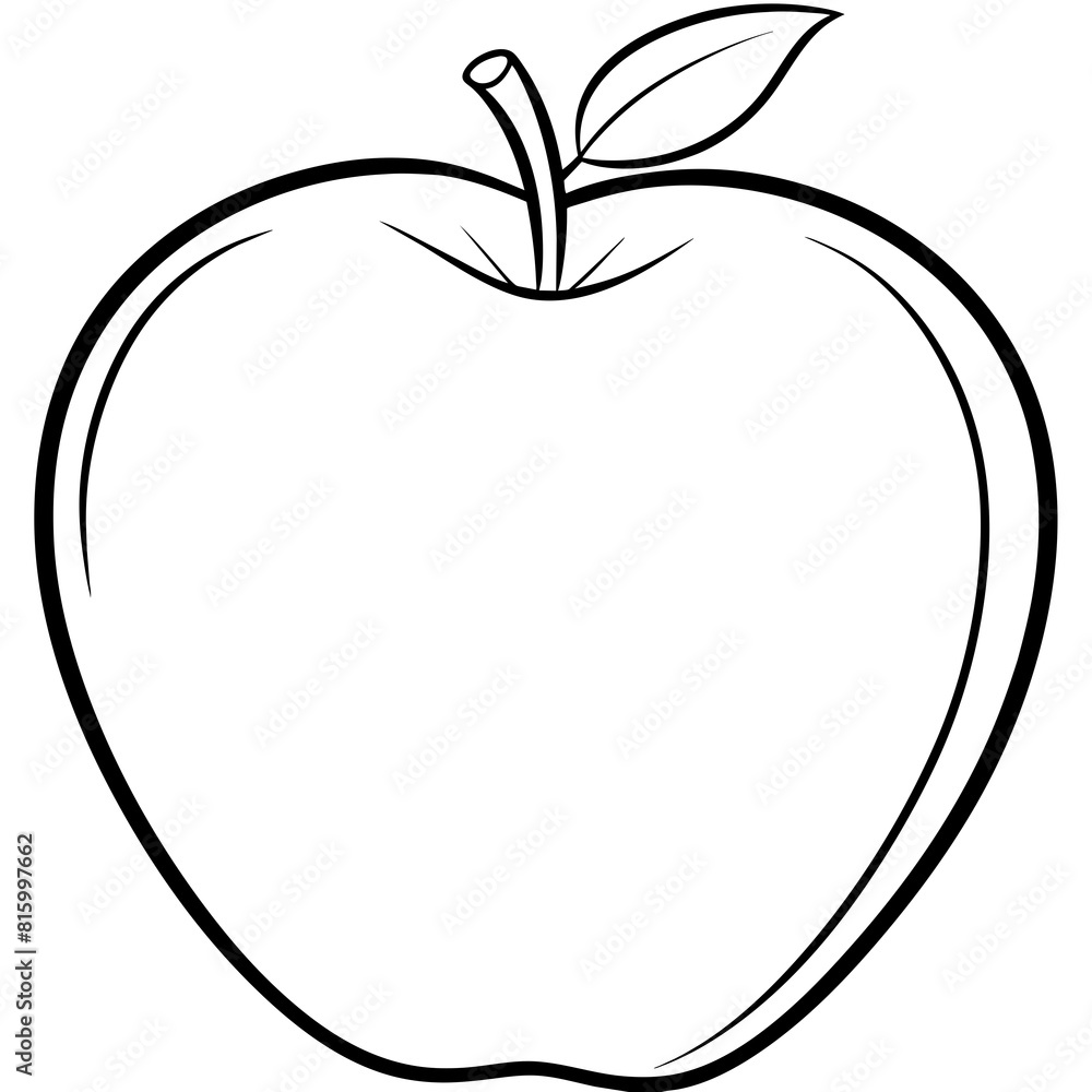 apple on a white background apple on a white background