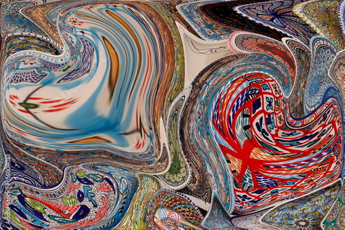 artistic hearts background