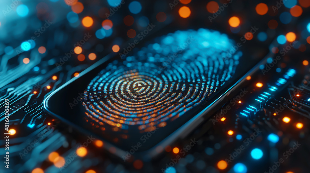 abstract background fingerprint with blurred on background, cyber security concept, technology for data security system, abstract background fingerprint with blurred on background, cyber security concept, technology for data security system,