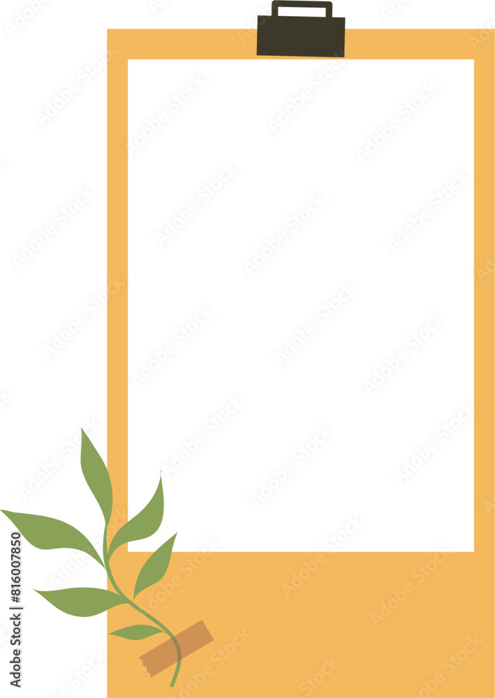 Obraz premium Aesthetic polaroid frame