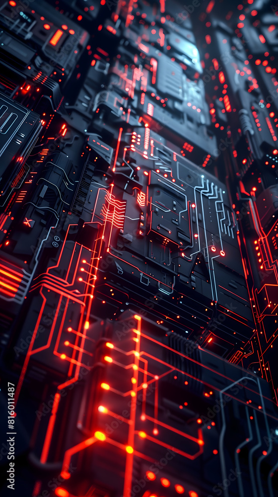 A futuristic neon city background - Lights design A futuristic neon city background - Lights design