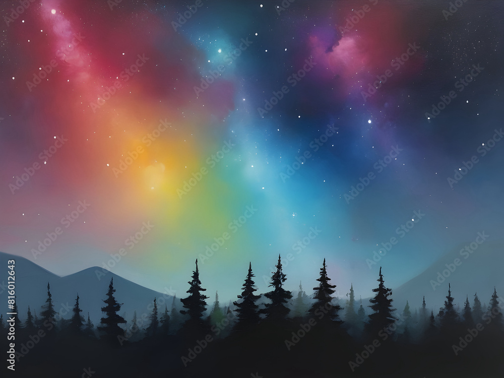 Fototapeta premium starry night sky