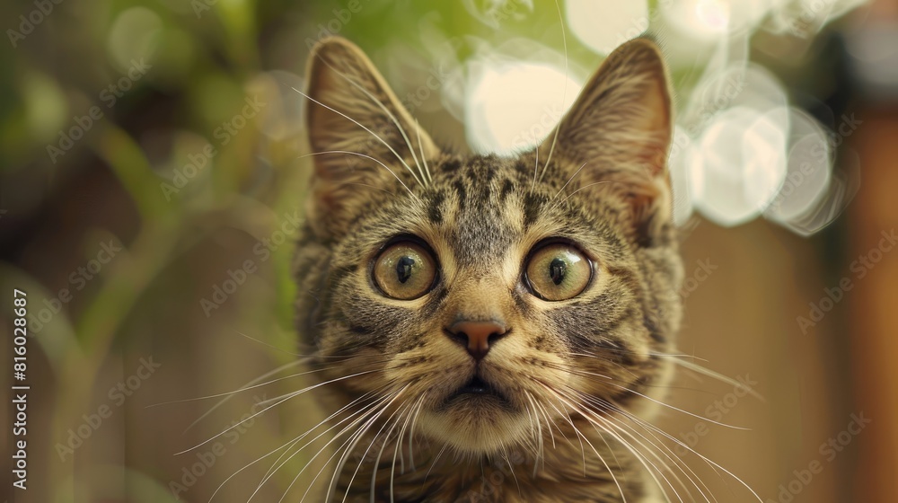 Cat s expression appears to be neutral almost as if it is questioning something