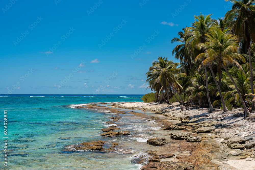 Beautiful crystal clear beach in San Andres Islands Colombia
Beautiful crystal clear beach in San Andres Islands Colombia
