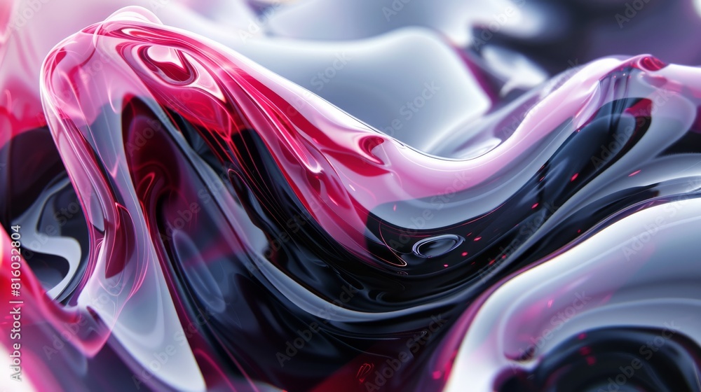 3d Abstract Liquid Forms Transitioning Between Organic Shapes, Offering Endless Inspiration for Artistic Designs