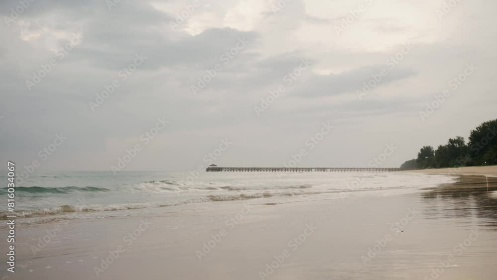 Landscapes view of beach sea sand and sky Phuket beach sea Thailand. Landscapes view of beach sea sand and sky Phuket beach sea Thailand.