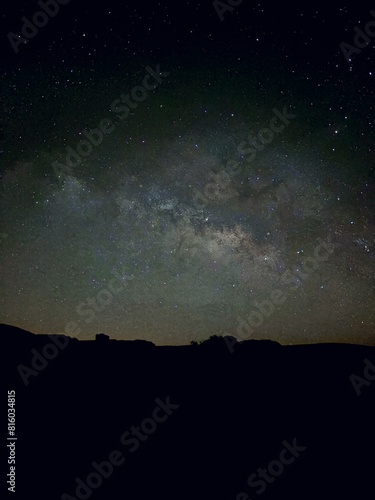 Milky Way captured in night time in Izaña, Teide National Parl, Tenerife, Canary Islands, Spain 