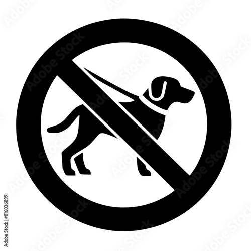 no dog sign