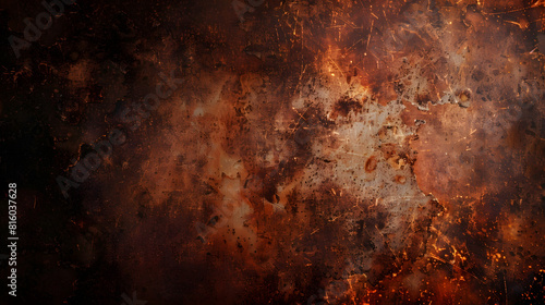 background rusty oldfashioned with space for your design : Generative AI