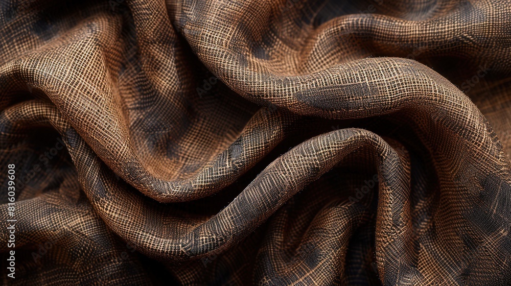 Dark brown fabric texture material fabric background Dark brown fabric texture material fabric background