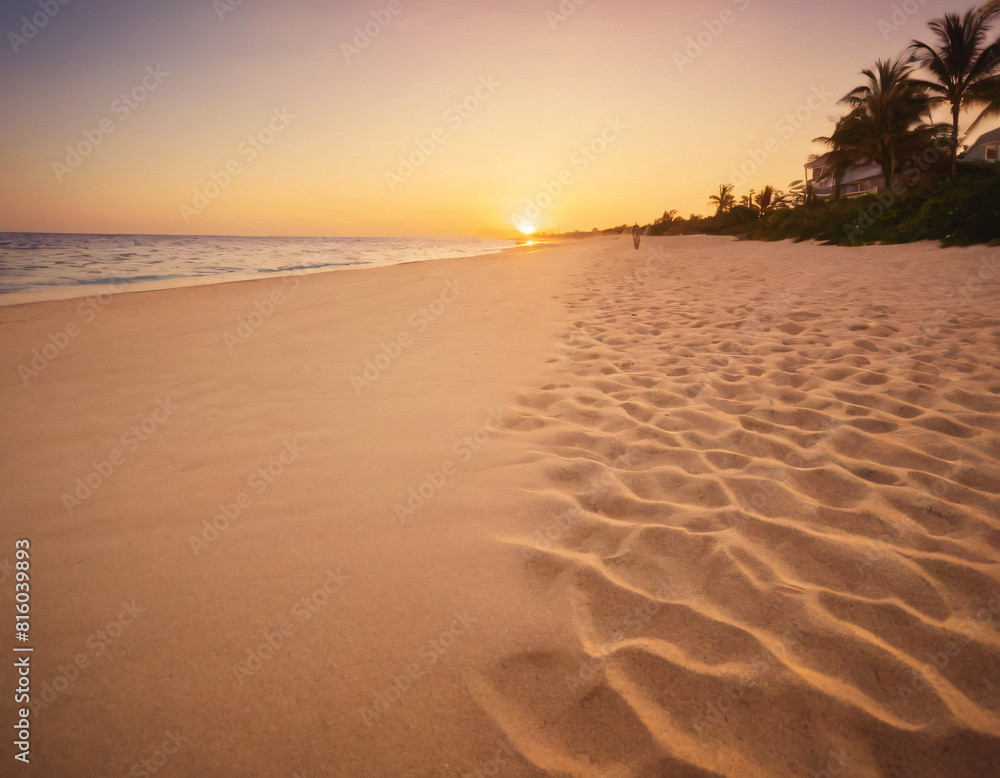 Fototapeta premium sunset on the beach