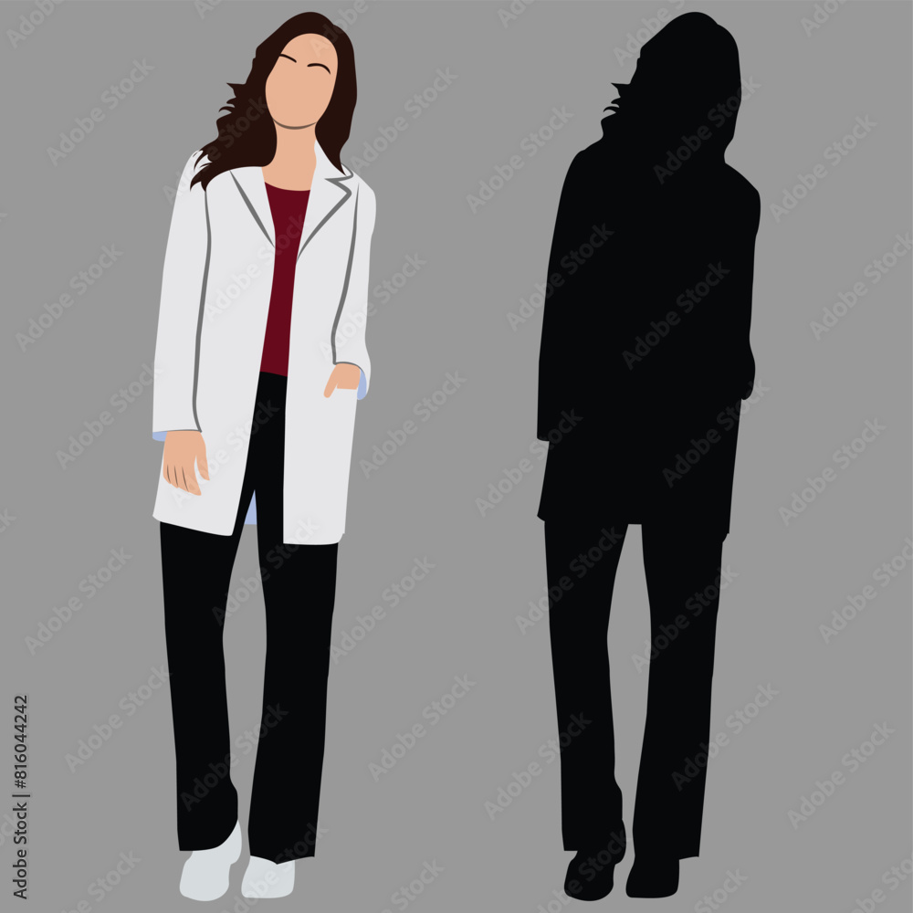 person in suit doctor, female, patient, vector, medical, computer, person in suit doctor, female, patient, vector, medical, computer,