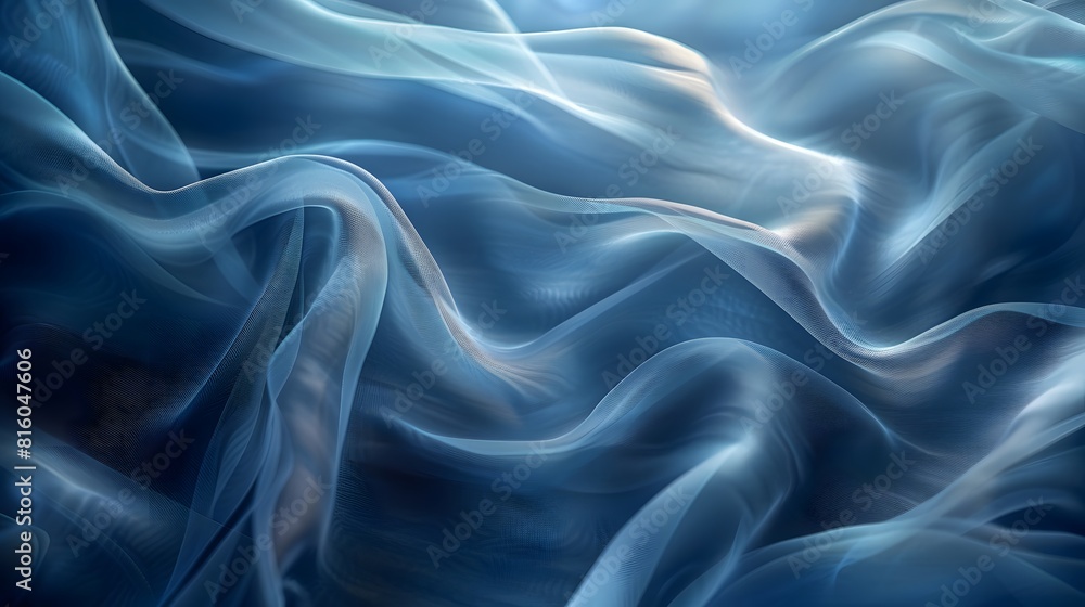 Close-up of blue fabric with long pattern Close-up of blue fabric with long pattern