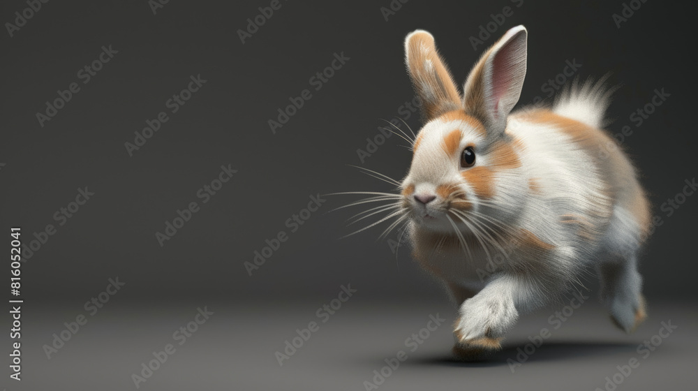 portrait of cute rabbit isolated portrait of cute rabbit isolated