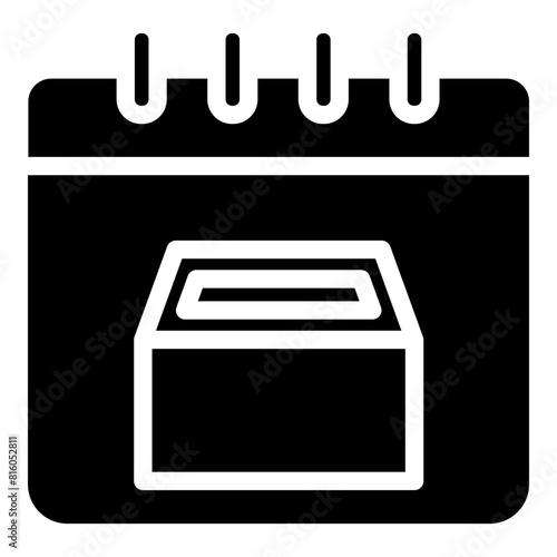 Charity Event Glyph Icon Design