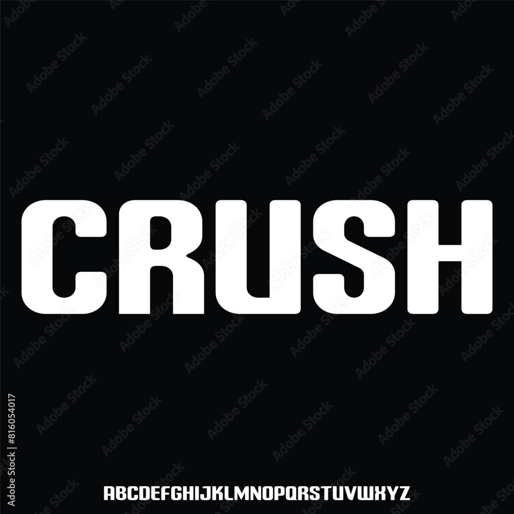 crush condensed urban display font vector crush condensed urban display font vector