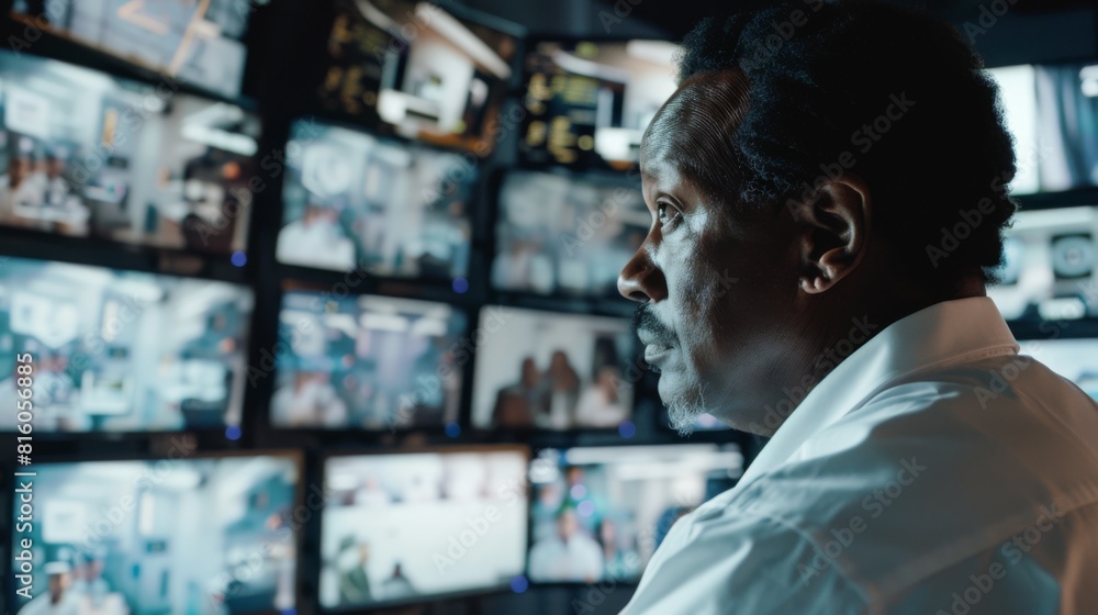 The Security Professional Monitoring Screens The Security Professional Monitoring Screens