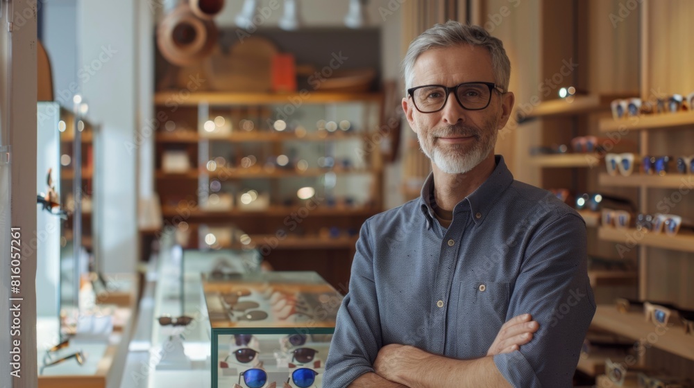 Confident Eyewear Shop Owner Confident Eyewear Shop Owner